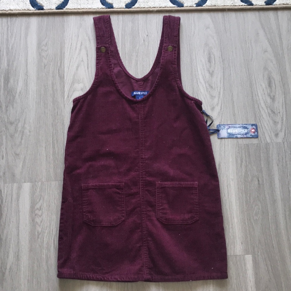 NWT Maroon corduroy dress